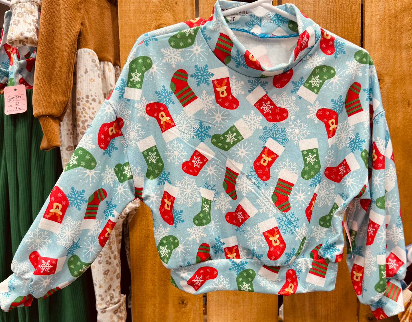Christmas stocking Willow top
