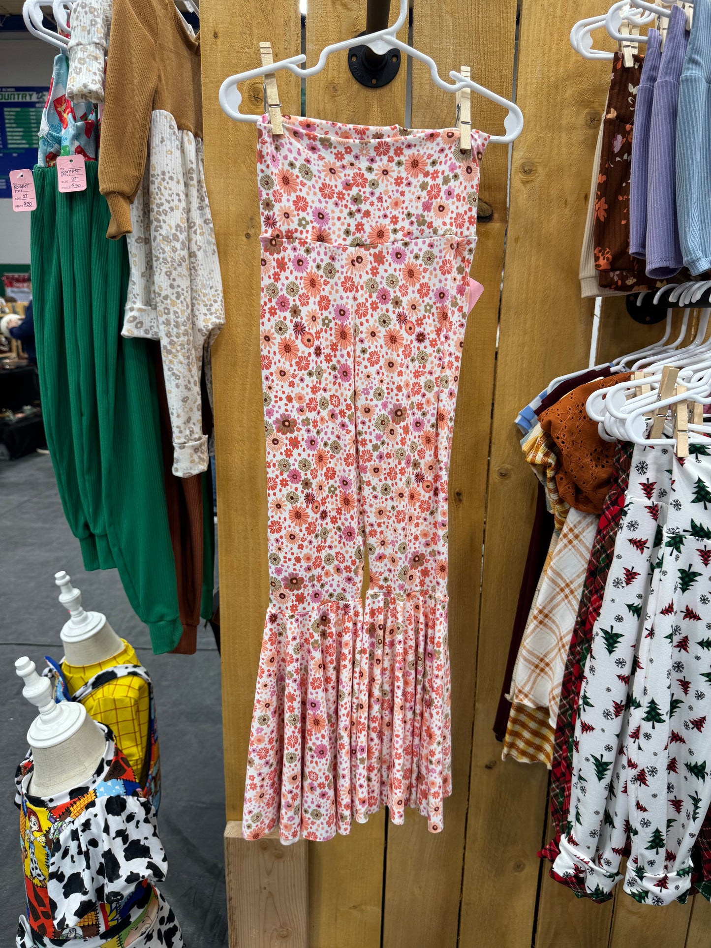 Pink floral Bells