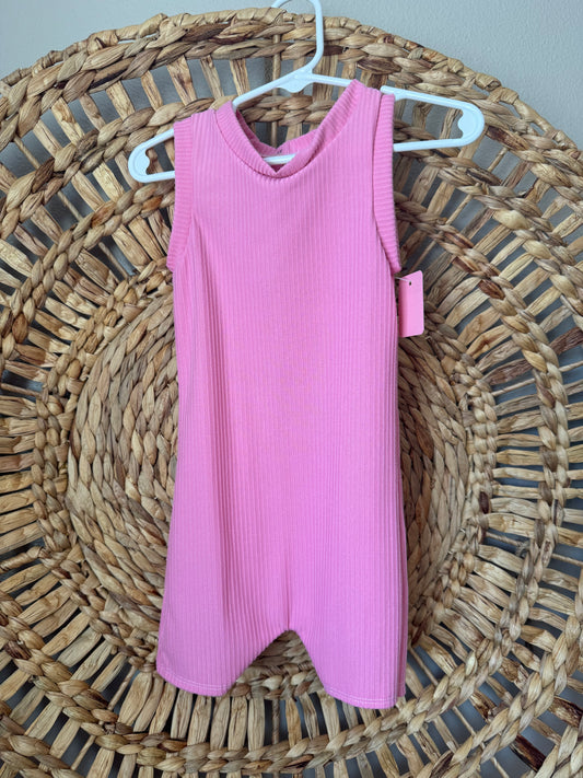 Scottie pink romper