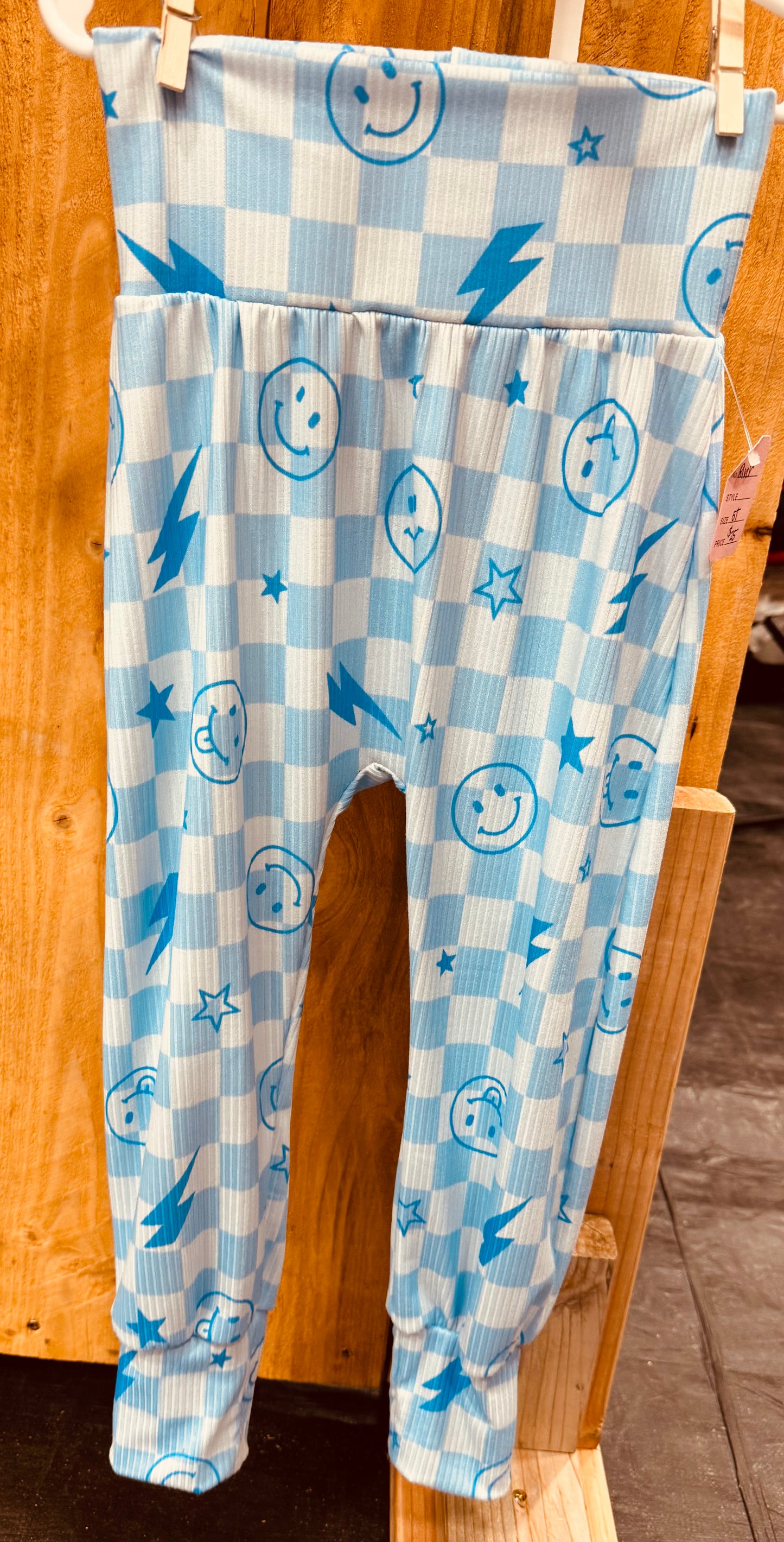 Checks / smiley River Joggers