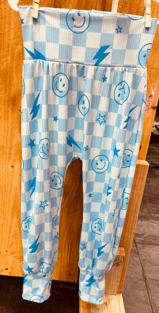 Checks / smiley River Joggers